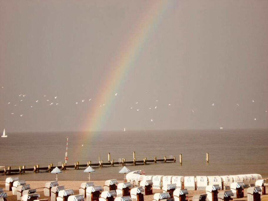 Penthaus Horizont Mit Meerblick Lübeck Kültér fotó